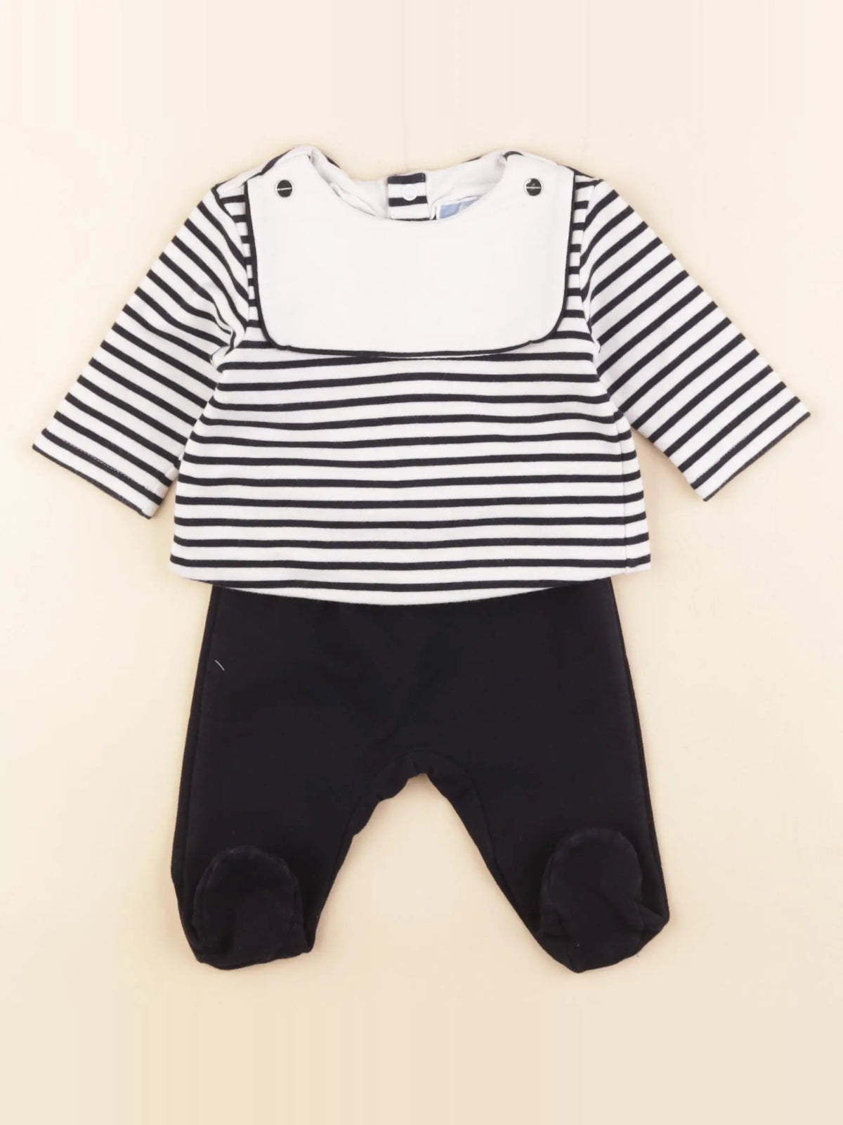 Jacadi - ensemble bleu - 3 mois