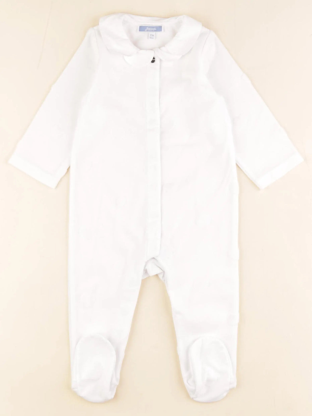 Jacadi - pyjama coton blanc - 12 mois