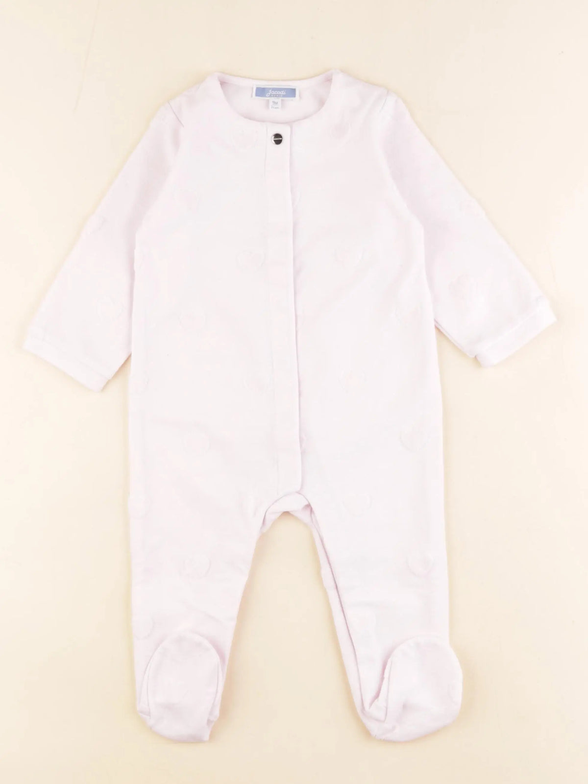 Jacadi - pyjama coton rose - 9 mois