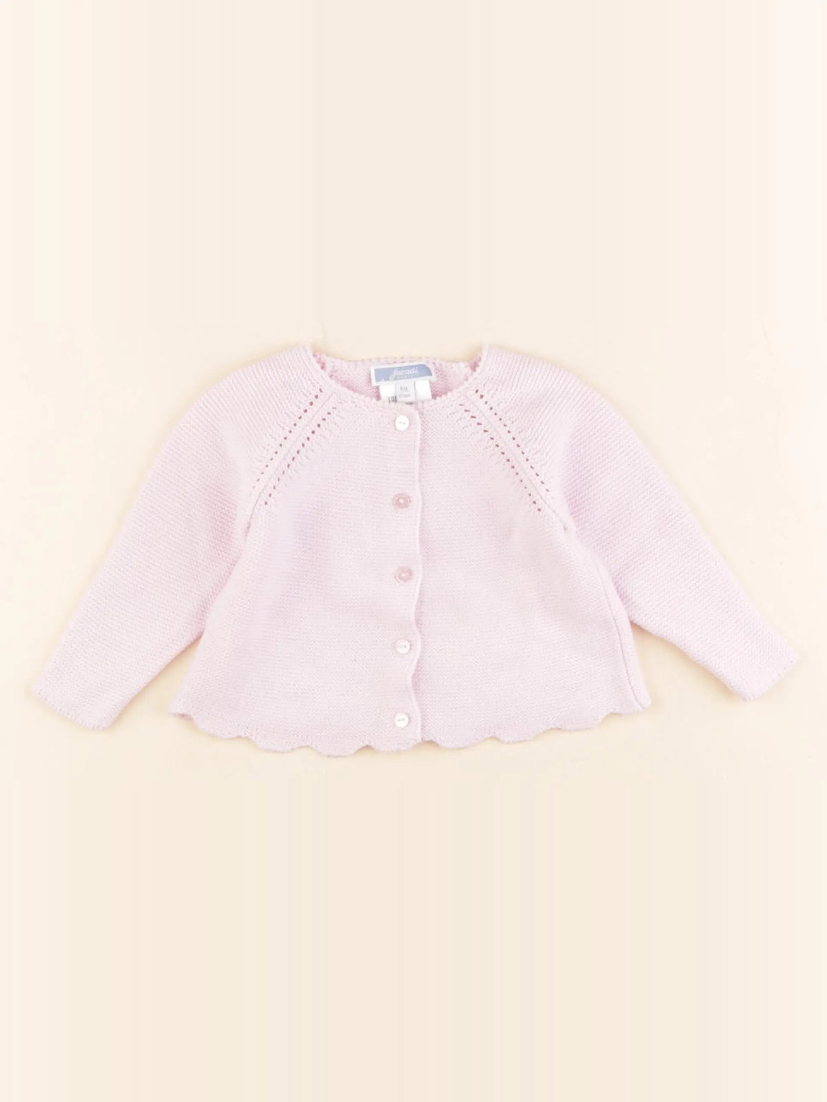 Jacadi - gilet rose - 6 mois