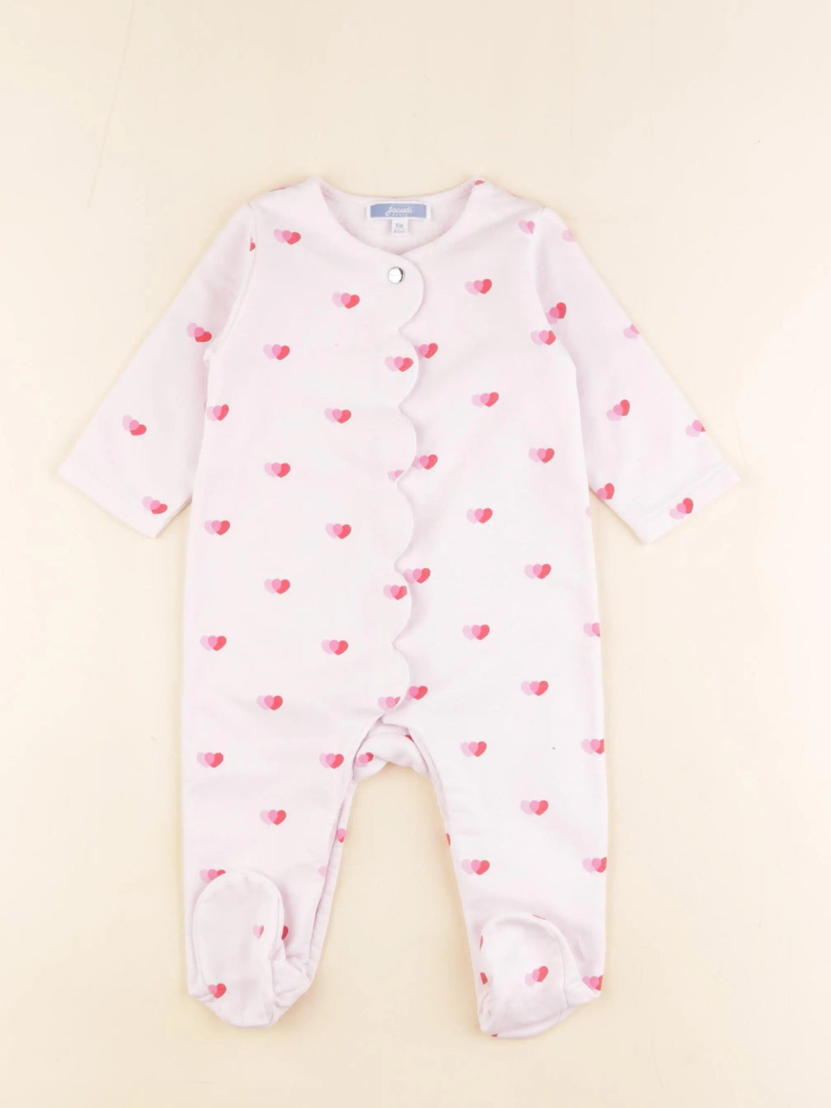 Jacadi - pyjama coton rose - 6 mois