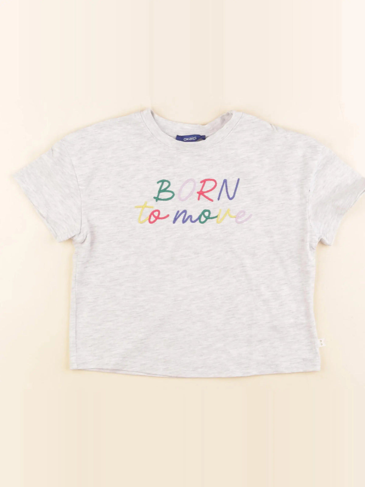 Okaidi - tee-shirt gris - 5 ans