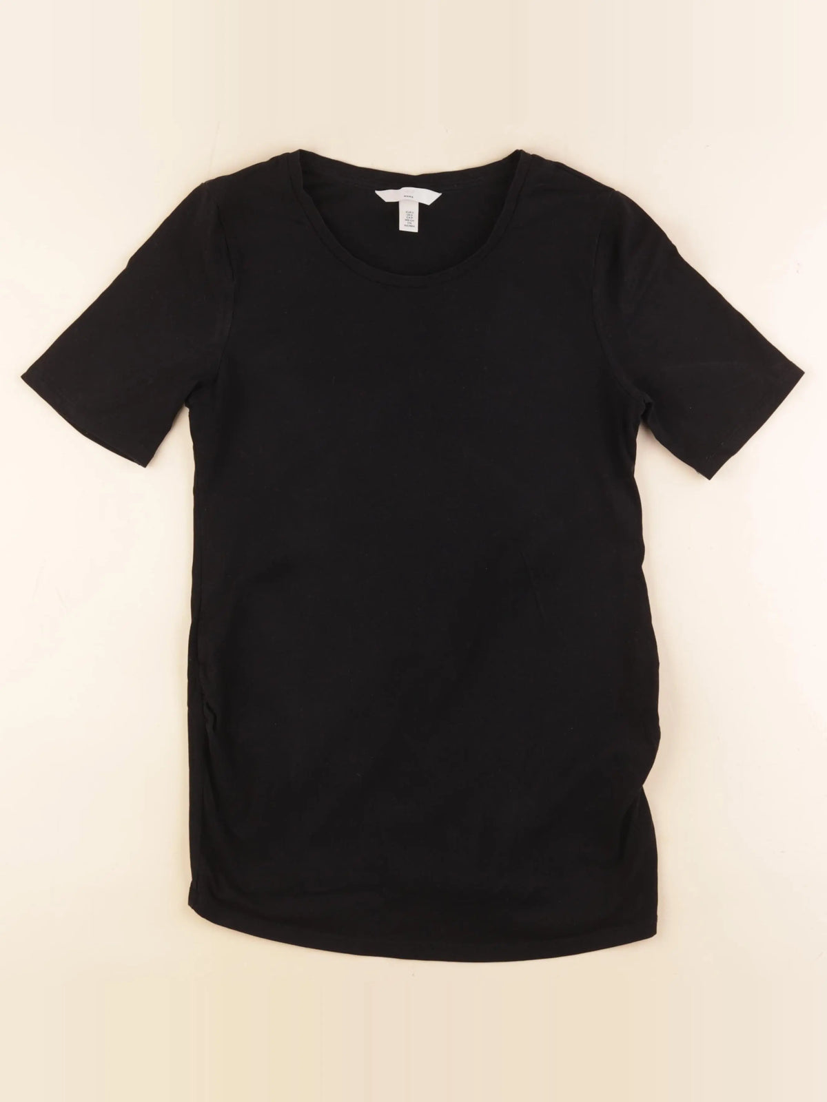 H&M - tee-shirt grossesse, allaitement noir - s