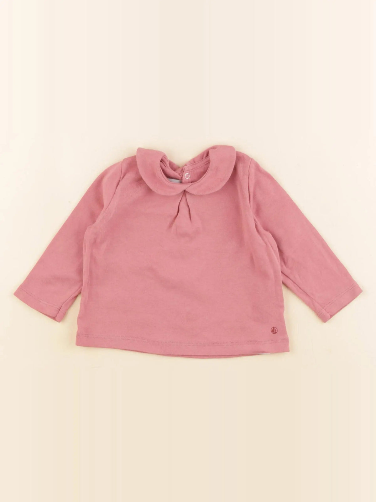 Petit Bateau - tee-shirt rose - 6 mois
