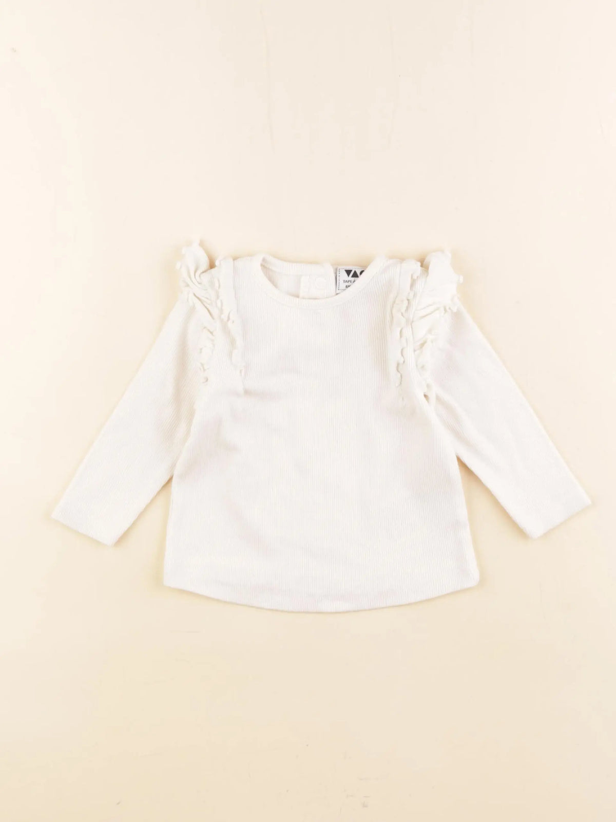 Tape à l'oeil - tee-shirt blanc - 6 mois