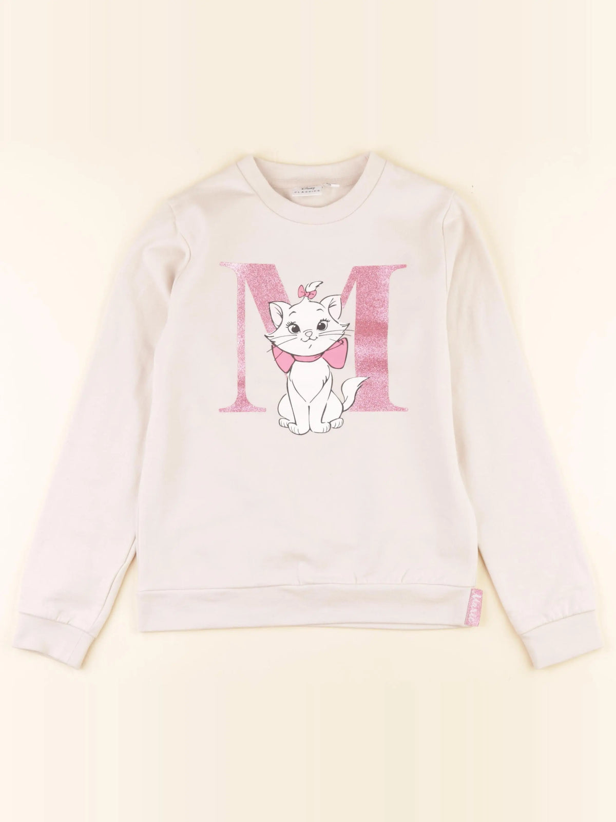 Vertbaudet - sweat rose - 10 ans