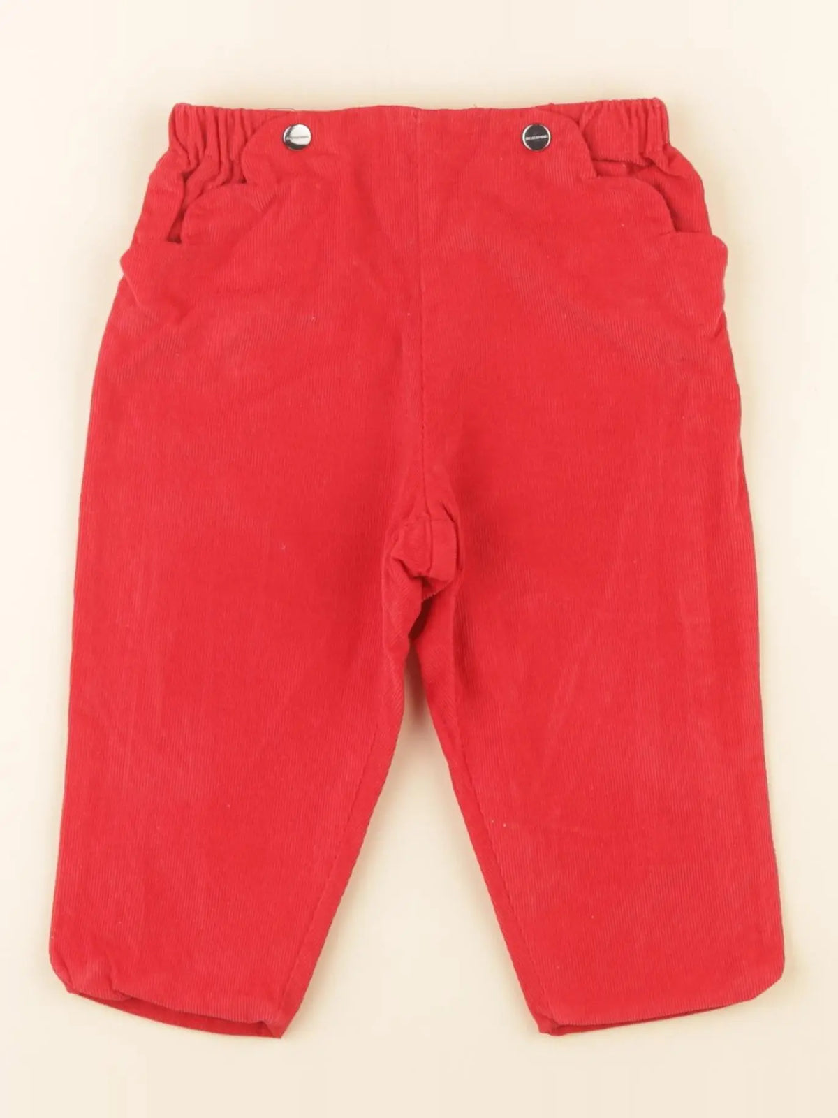 Jacadi - pantalon rouge - 12 mois