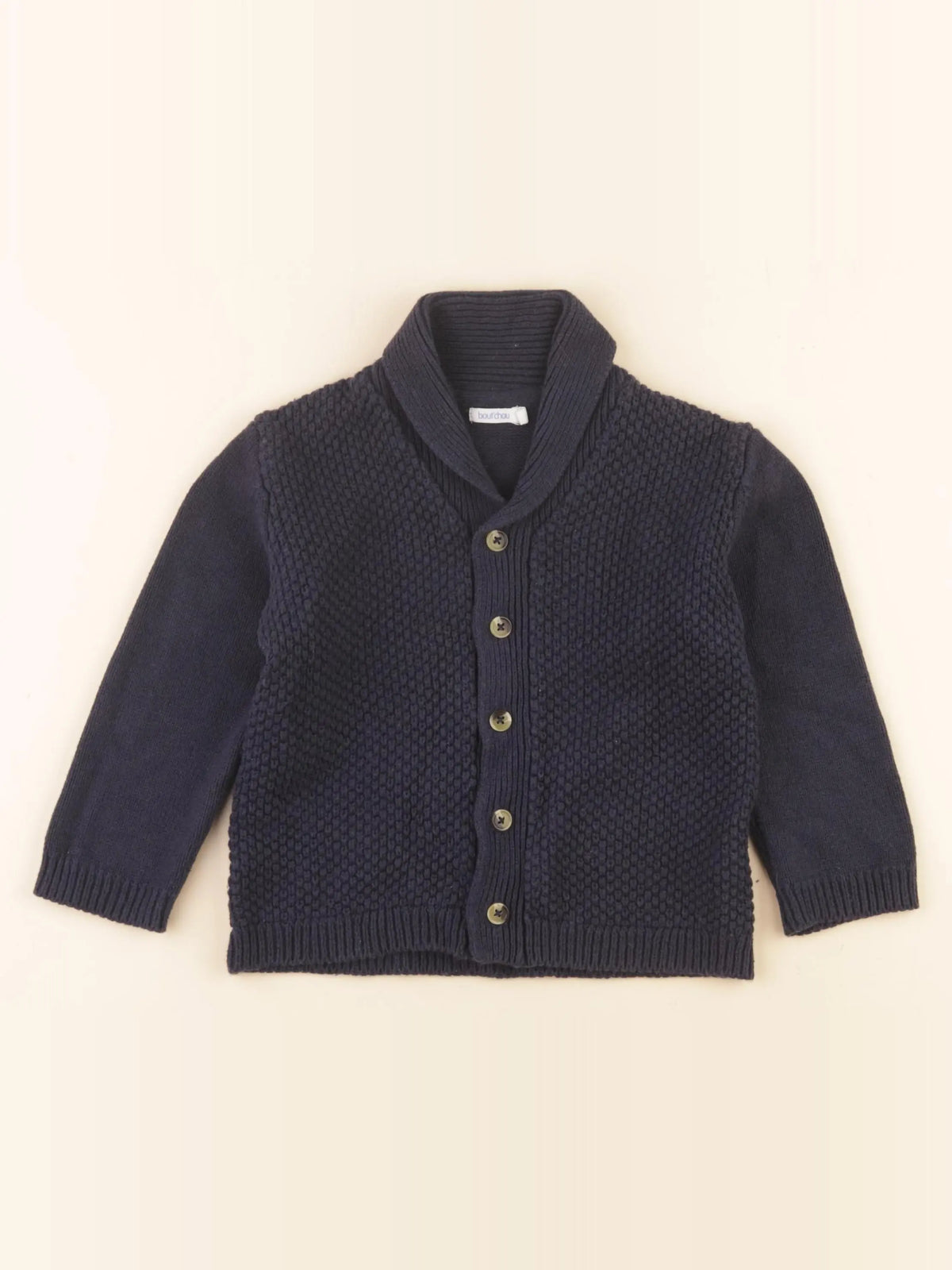 Boutchou - gilet bleu - 24 mois