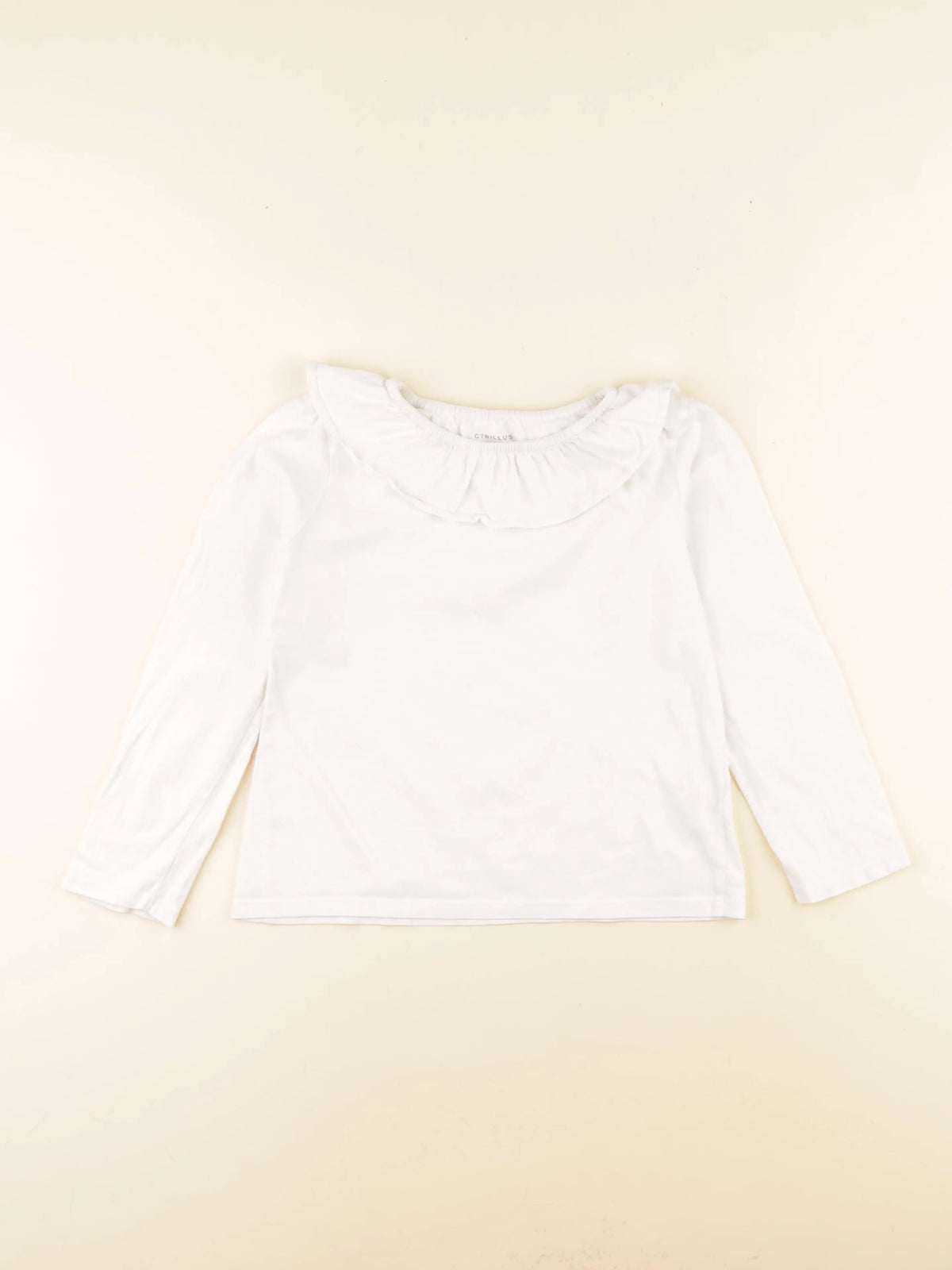 Cyrillus - tee-shirt blanc - 8 ans