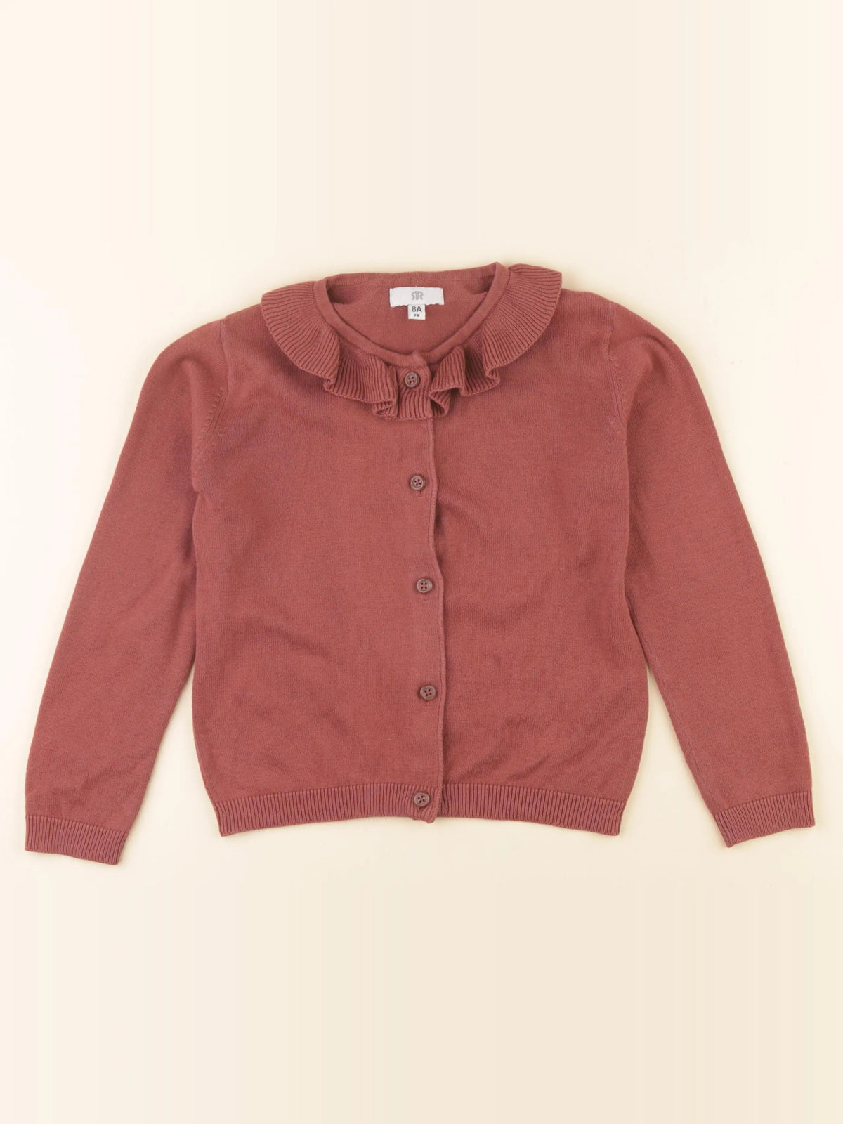 La Redoute - gilet marron - 8 ans
