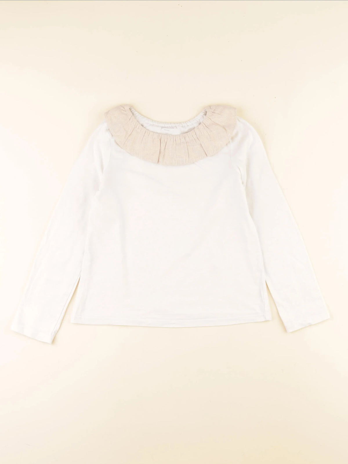 Cyrillus - tee-shirt blanc - 8 ans