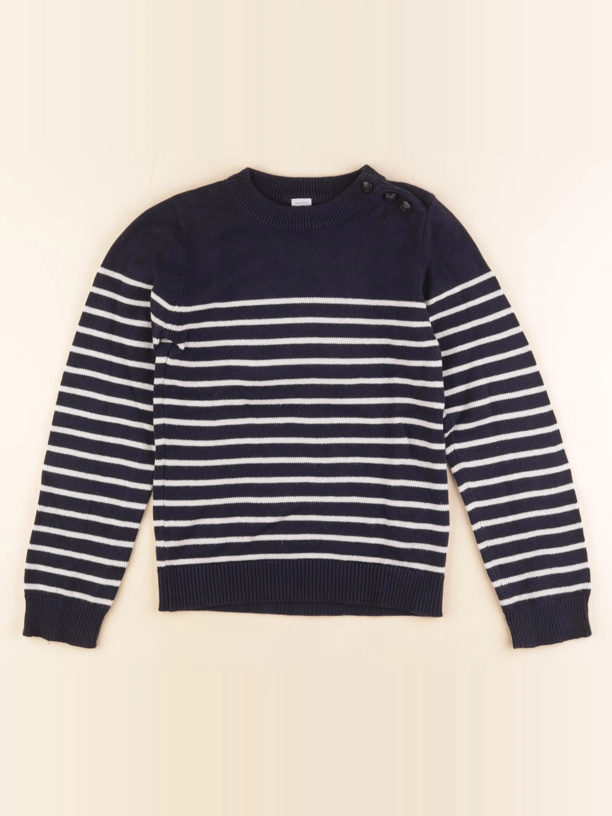 Petit Bateau - pull bleu - 12 ans