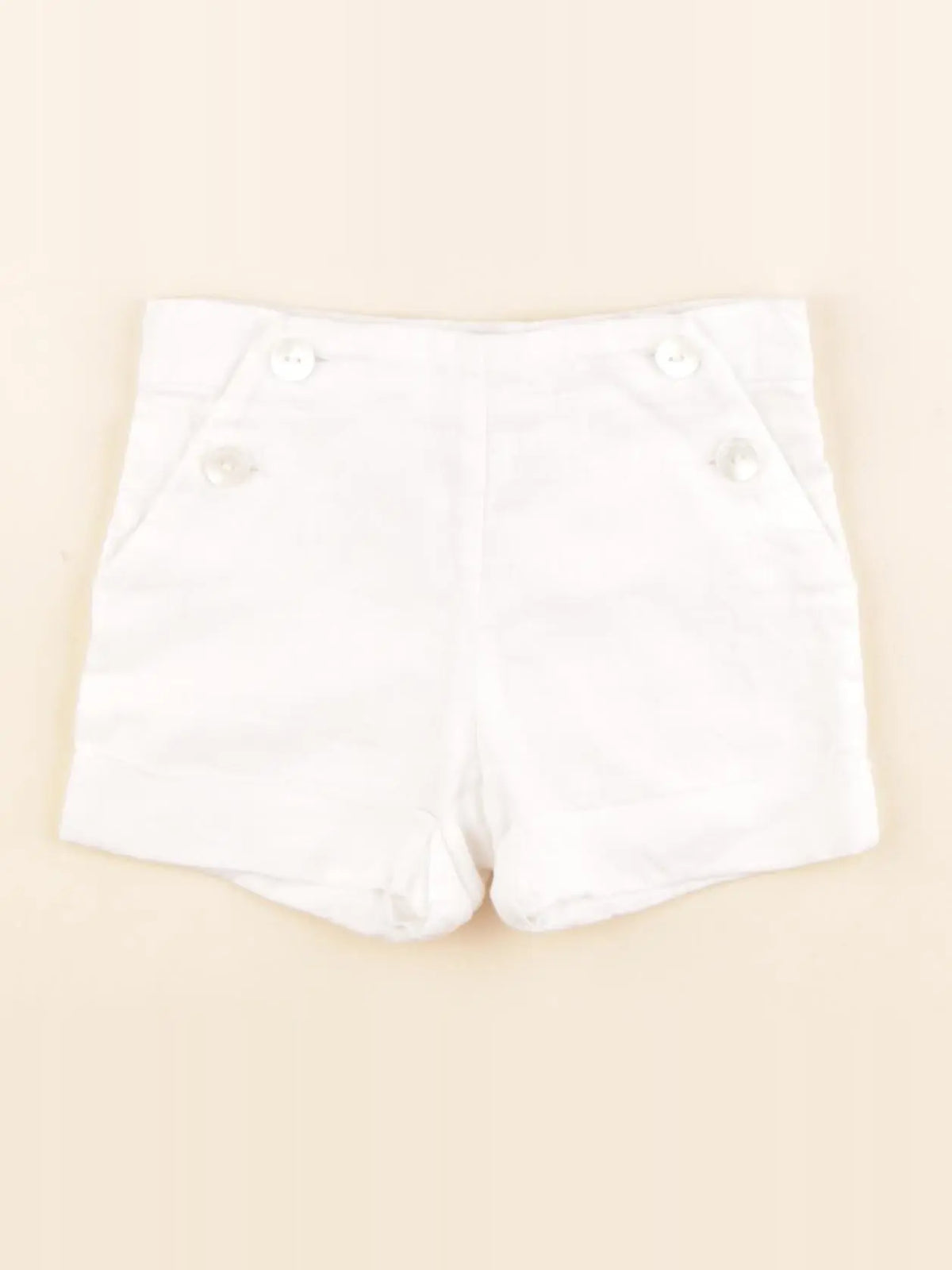 Jacadi - short blanc - 12 mois