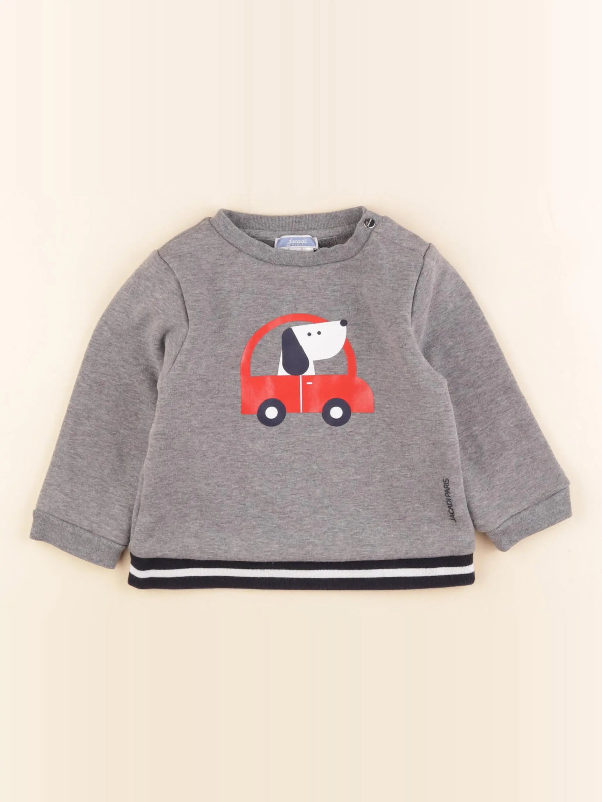 Jacadi - sweat gris - 24 mois