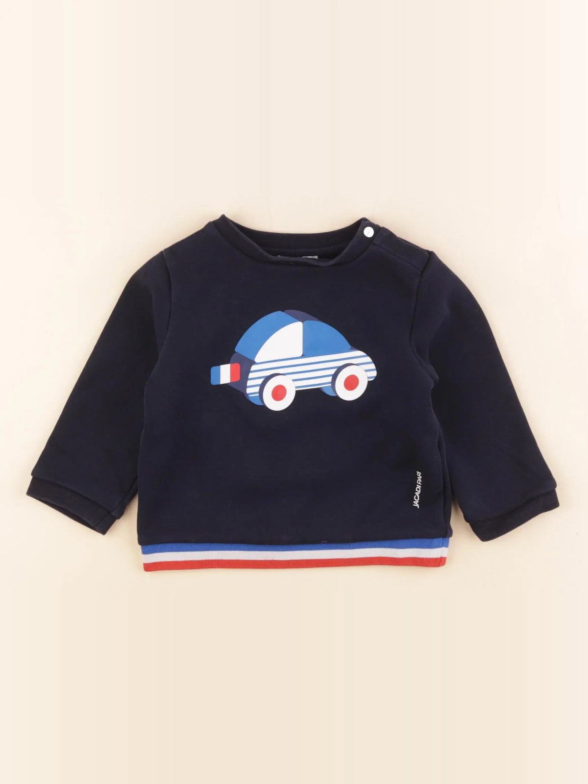 Jacadi - sweat bleu - 24 mois