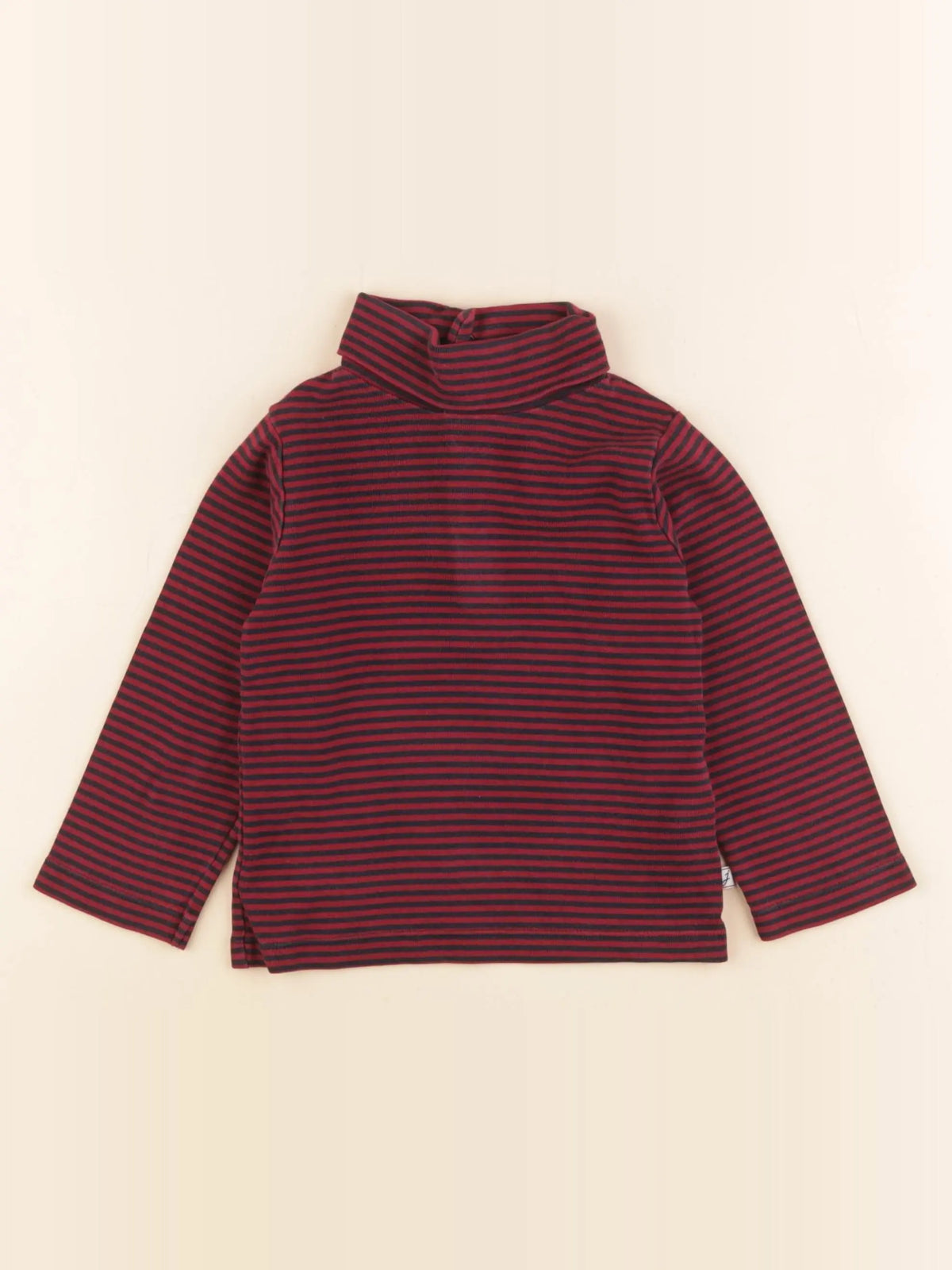 Jacadi - sous-pull bleu, rouge - 24 mois