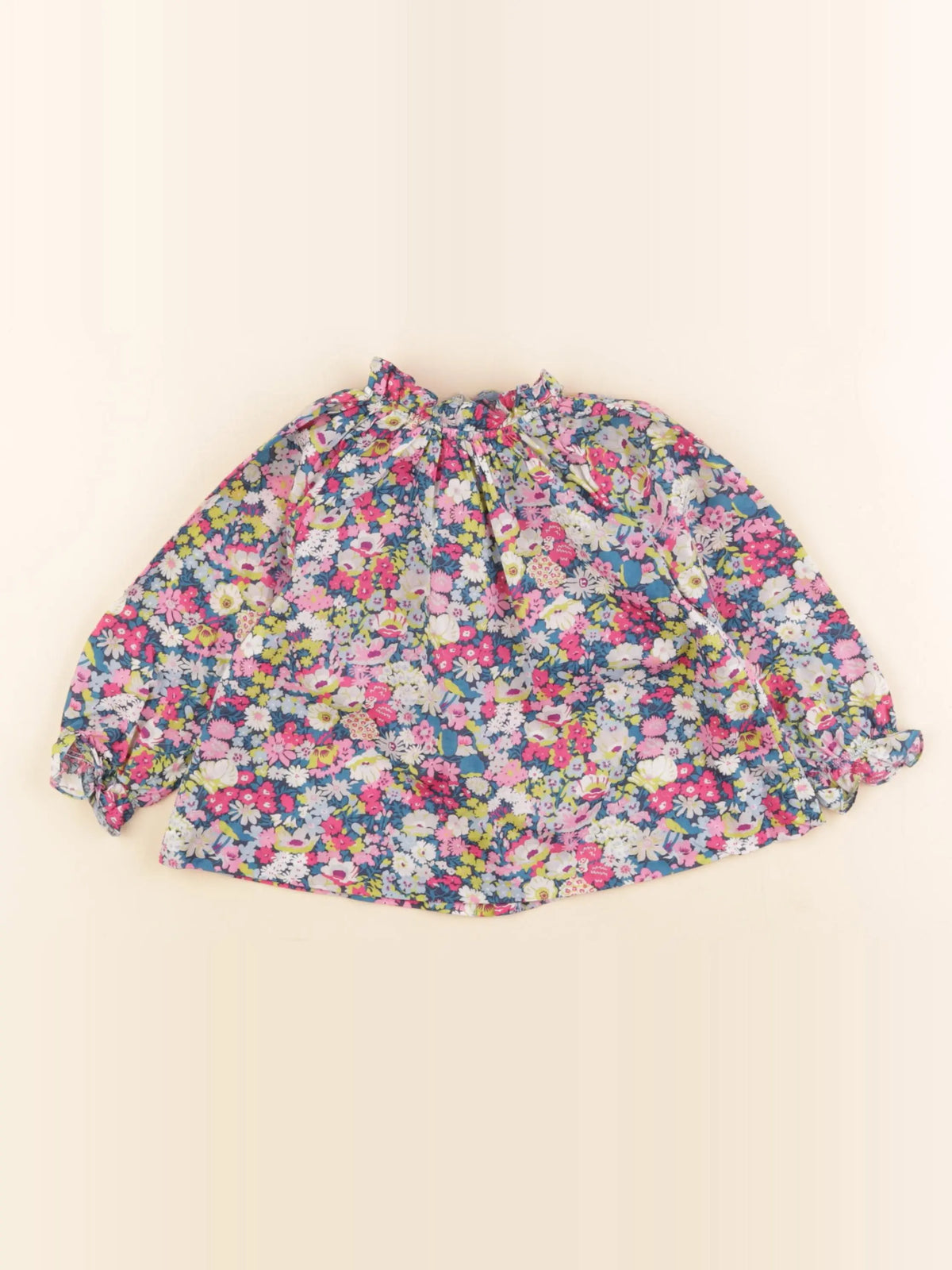 Jacadi - blouse liberty multicolore - 18 mois