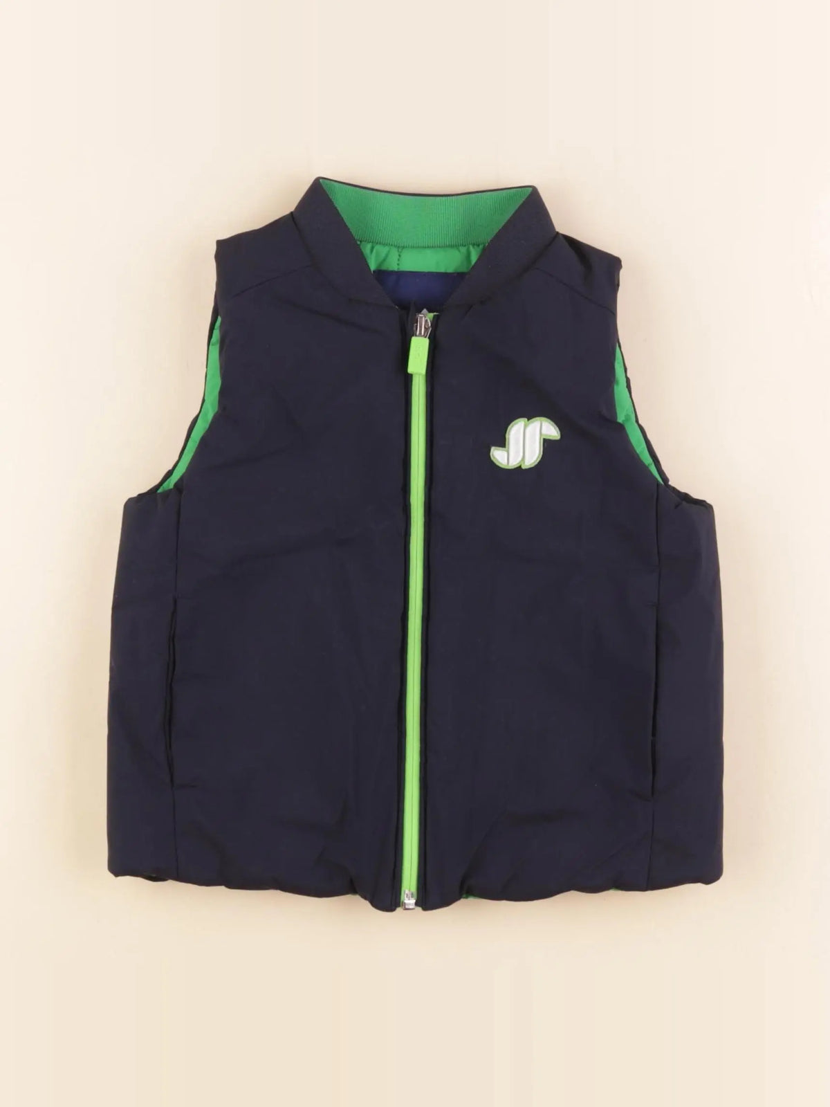 Jacadi - doudoune bleu, vert - 24 mois