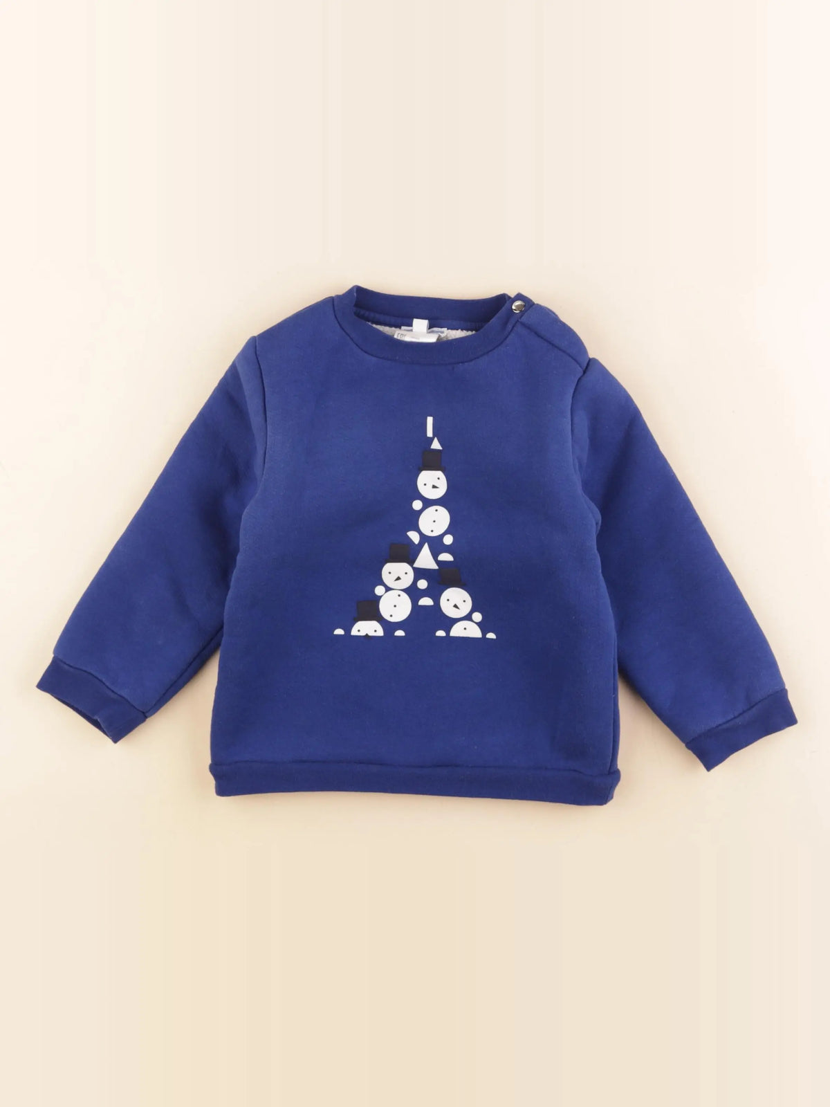 Jacadi - sweat bleu - 36 mois