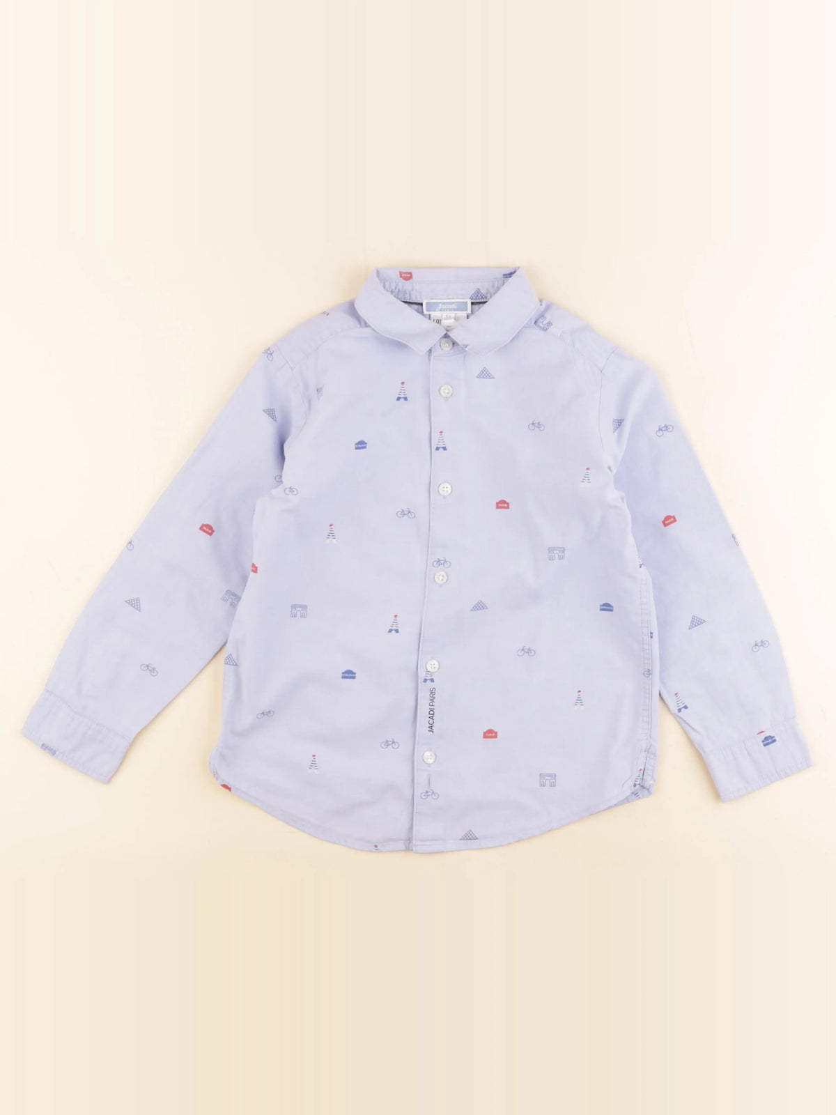 Jacadi - chemise bleu - 6 ans