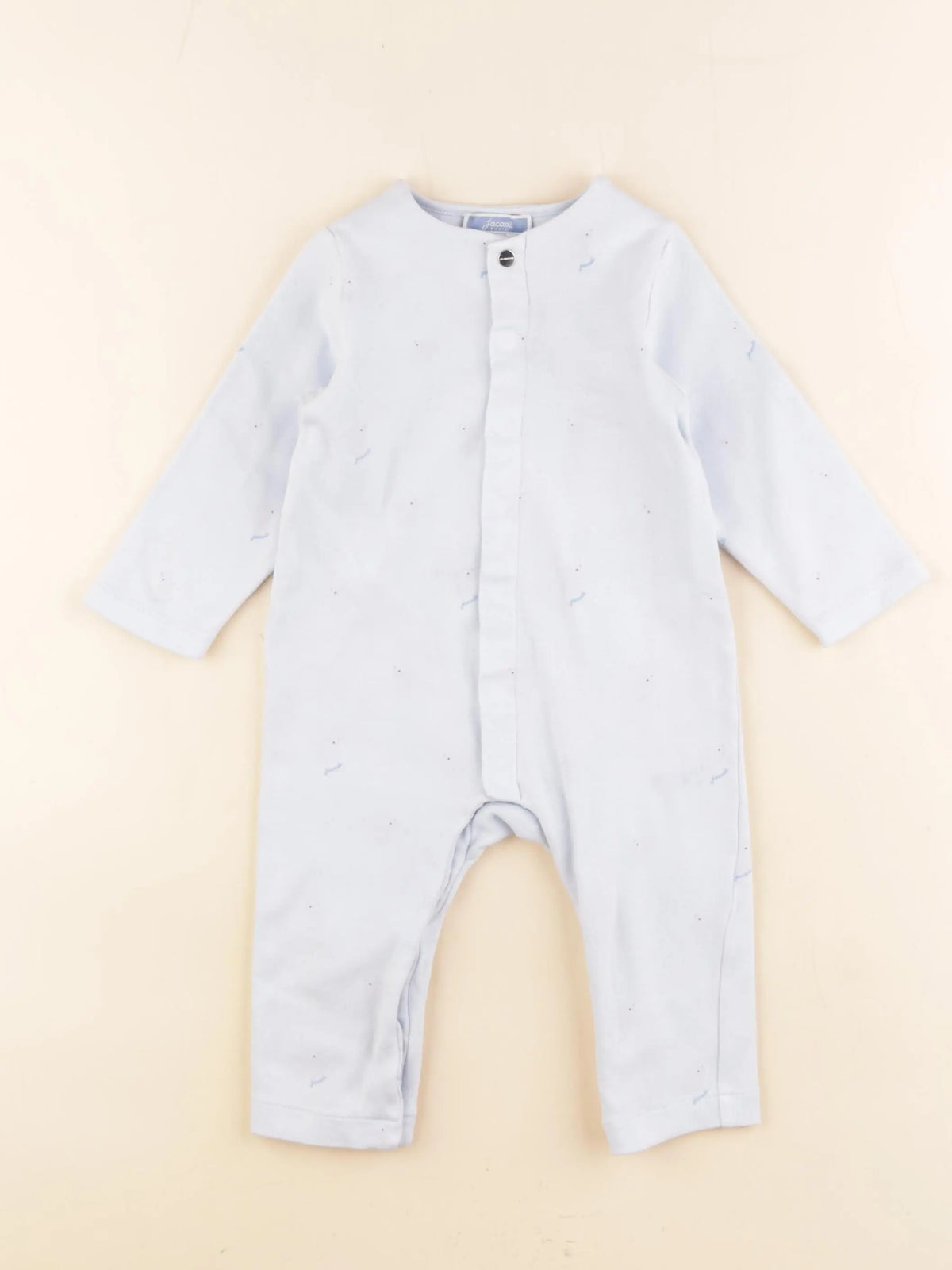 Jacadi - pyjama coton bleu - 12 mois