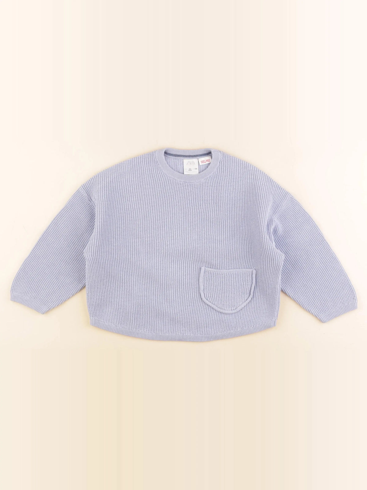 Zara - pull bleu - 3/4 ans