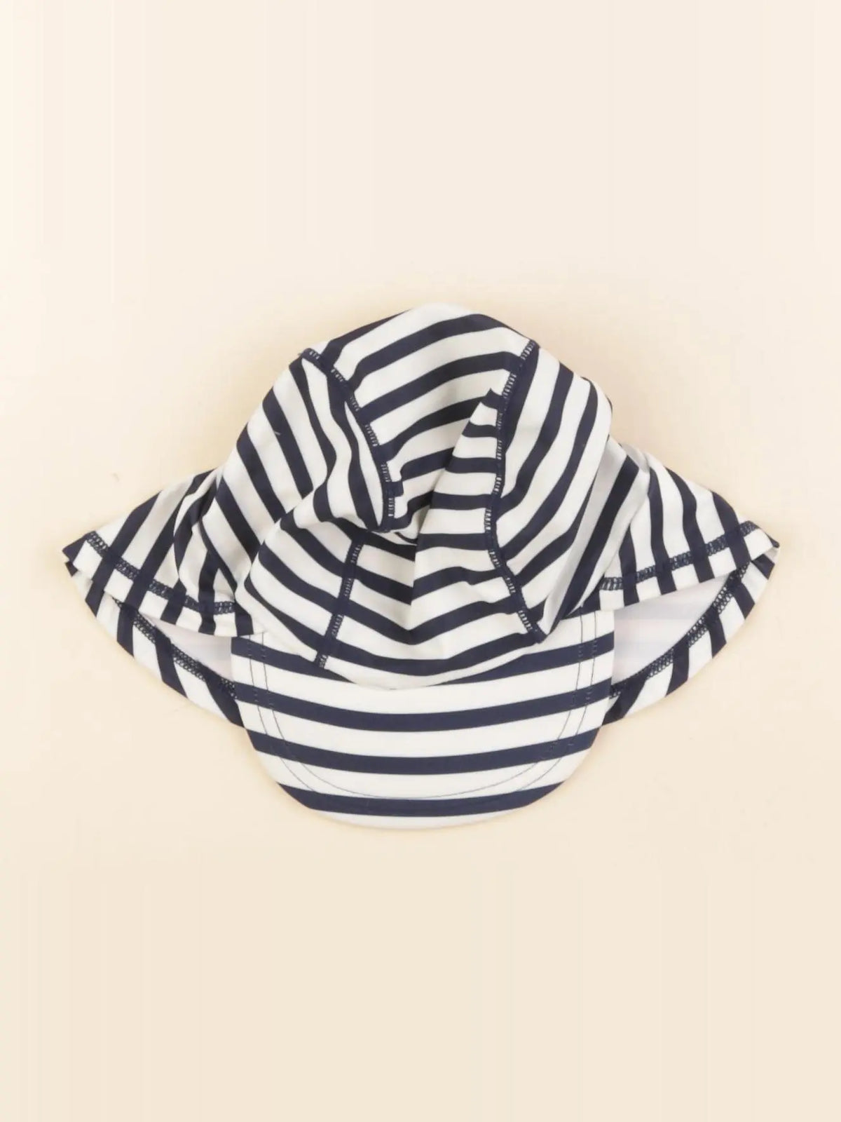 H&M - chapeau de bain bleu, blanc - 18/24 mois