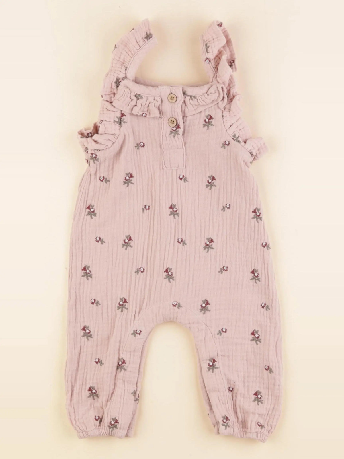 Lil'Atelier - combinaison rose - 2/4 mois