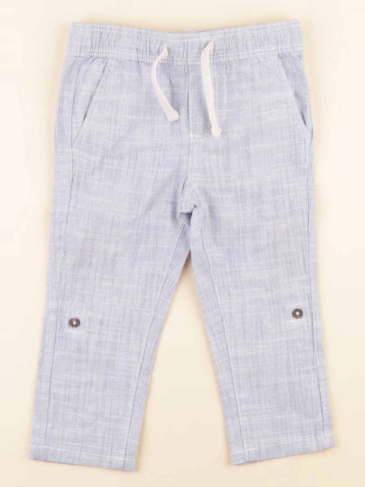 Vertbaudet - pantalon bleu - 2 ans