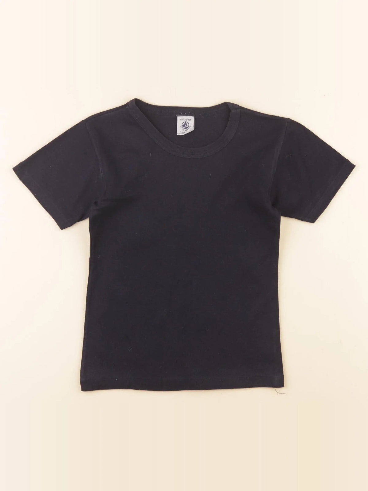 Petit Bateau - maillot de corps bleu - 4 ans