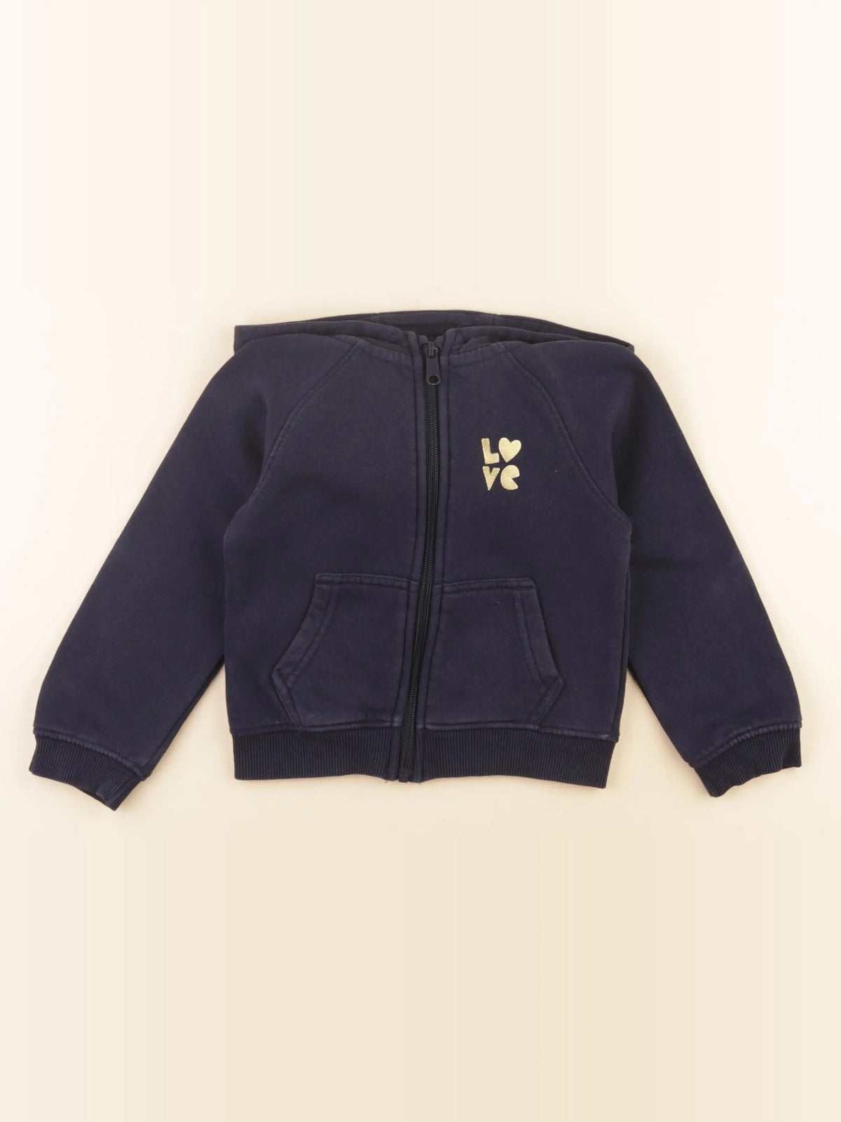 Vertbaudet - gilet bleu - 4 ans