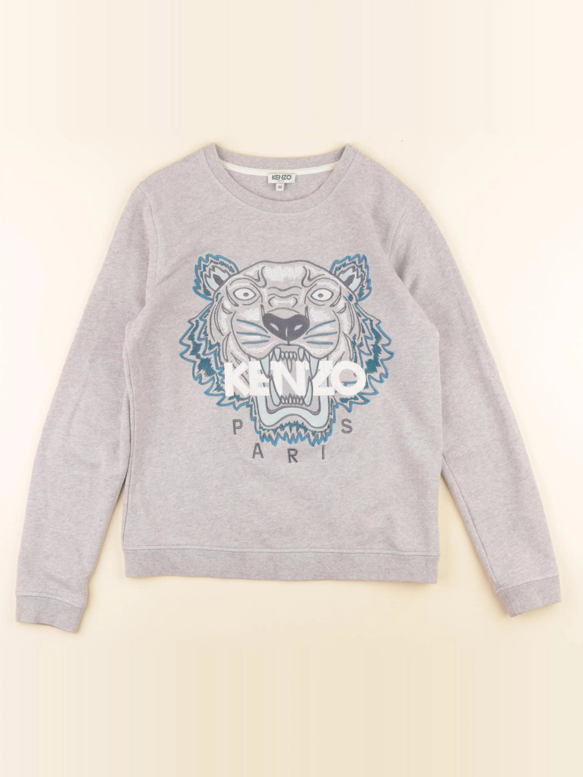 Kenzo - sweat gris - 14/16 ans