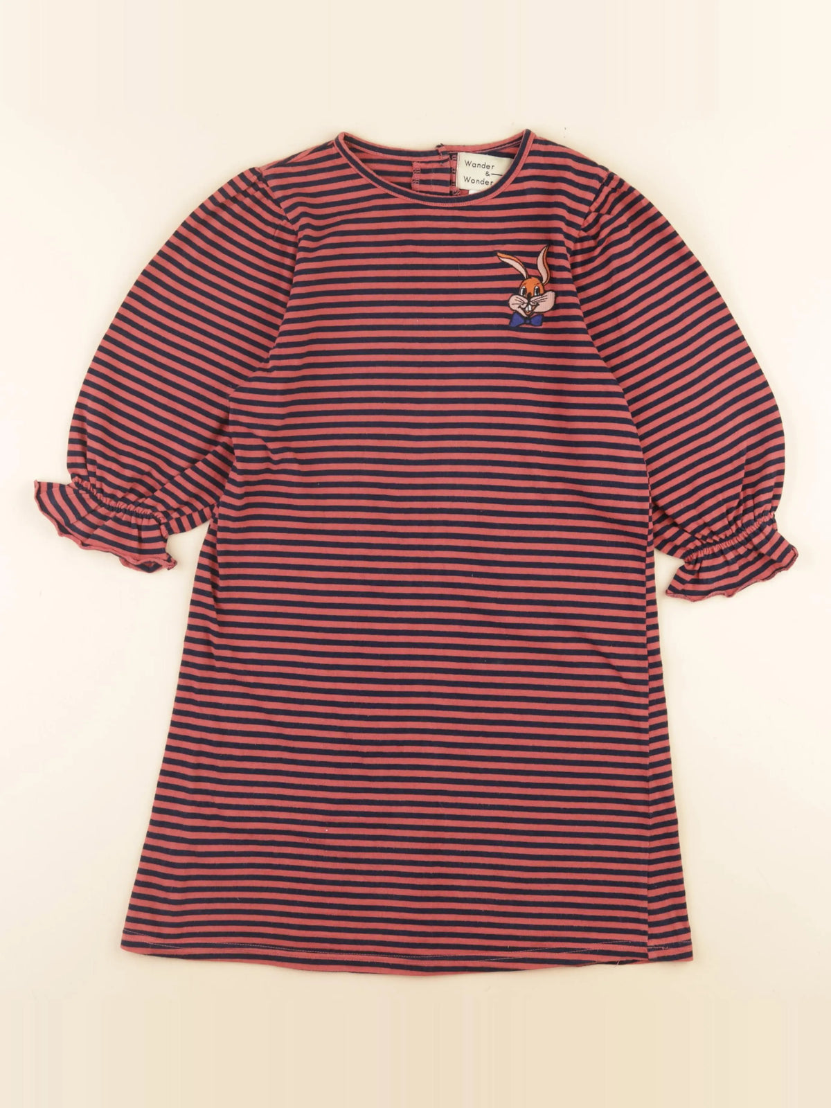 Wander & Wonder - robe bleu, rose - 9/10 ans