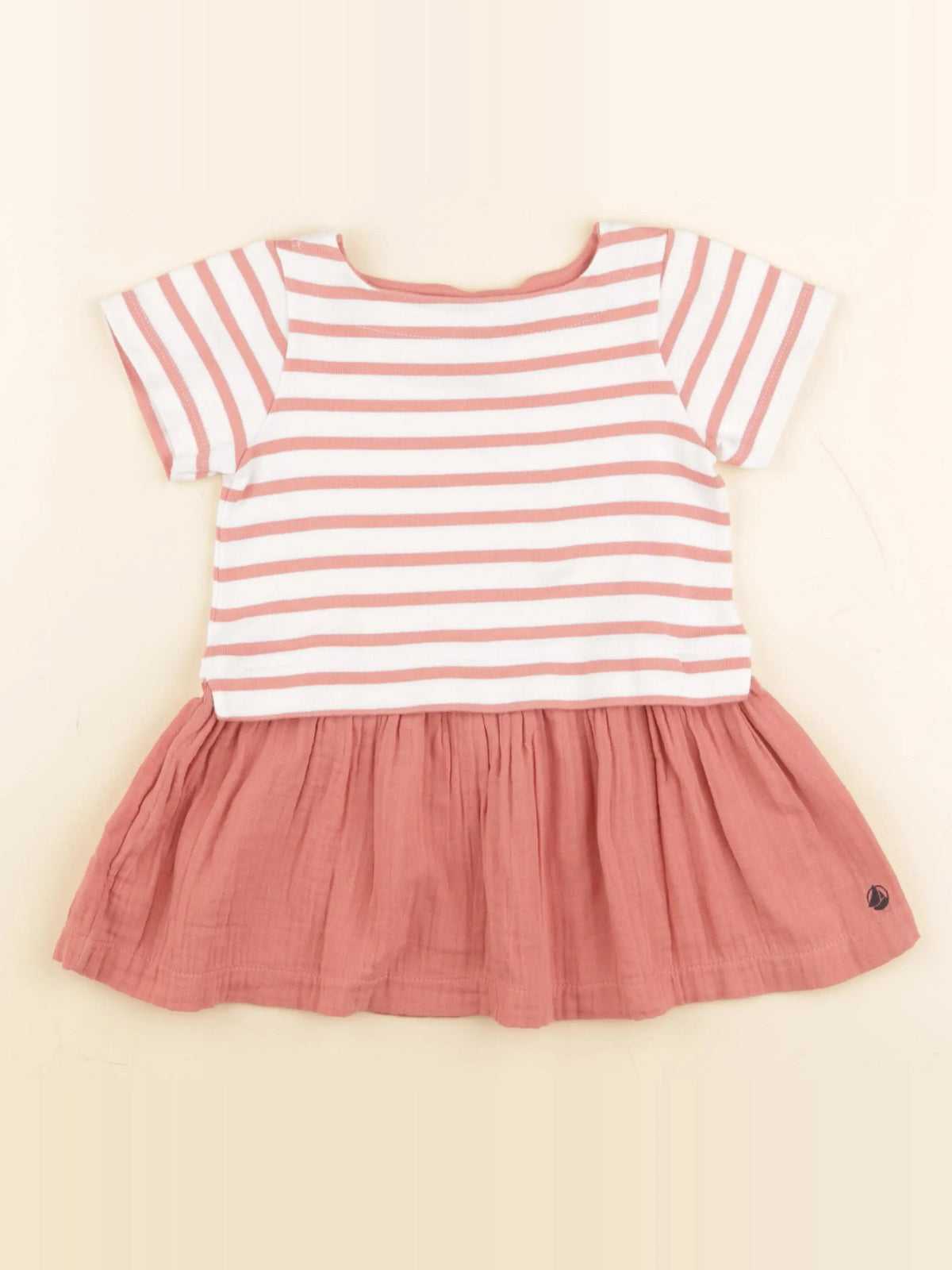 Petit Bateau - robe rose - 3 ans