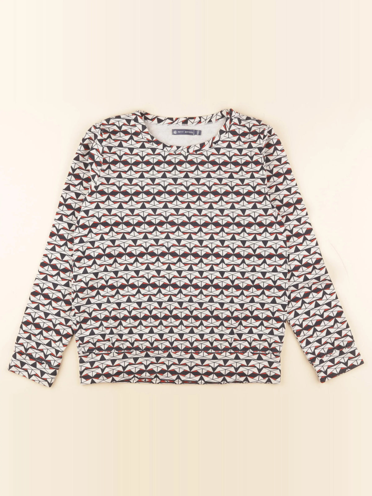 Petit Bateau - sweat bleu - 12 ans