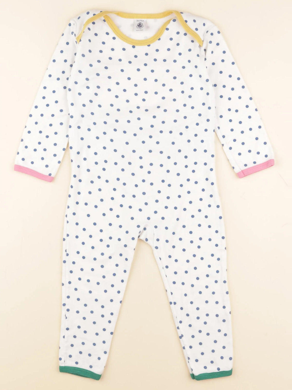 Petit Bateau - pyjama coton bleu - 36 mois