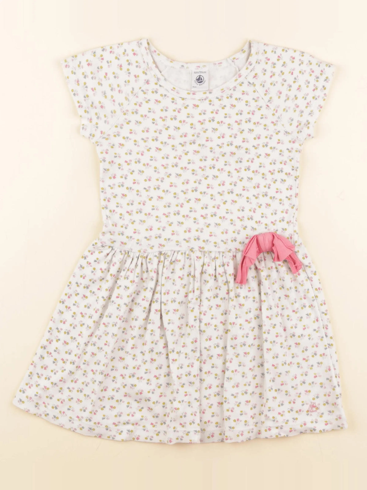 Petit Bateau - robe multicolore - 4 ans
