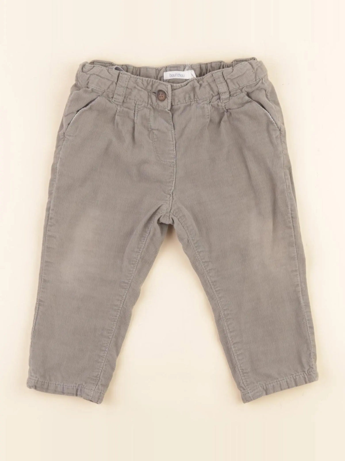 Boutchou - pantalon gris - 9 mois