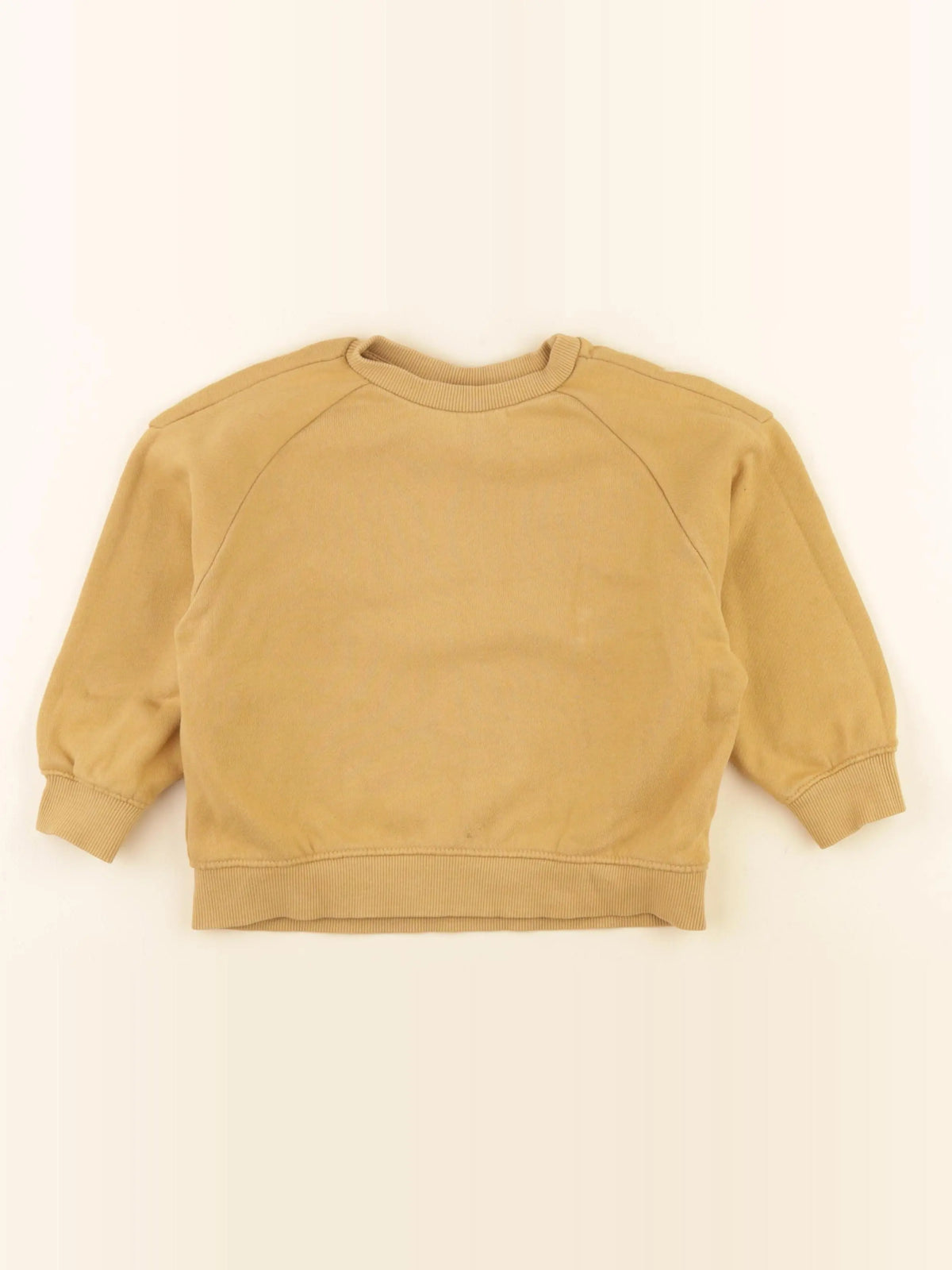 Zara - sweat jaune - 2/3 ans