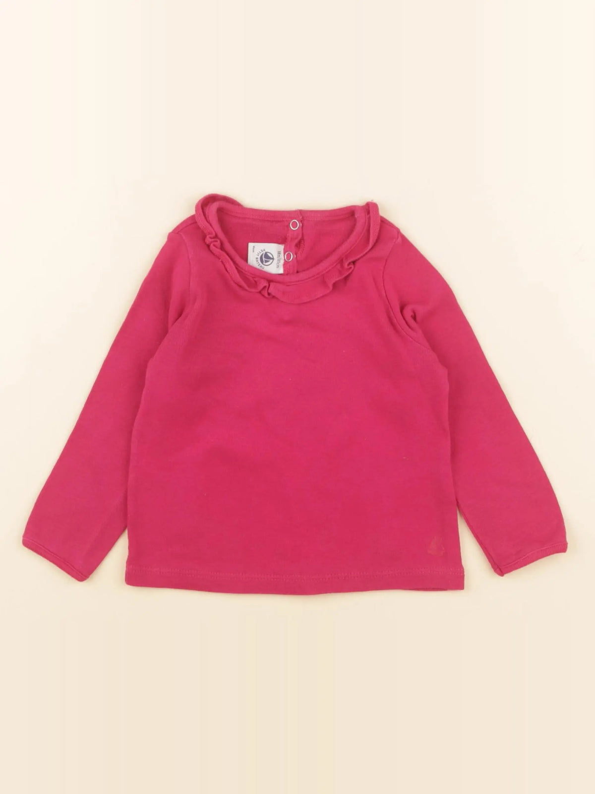 Petit Bateau - tee-shirt rose - 18 mois