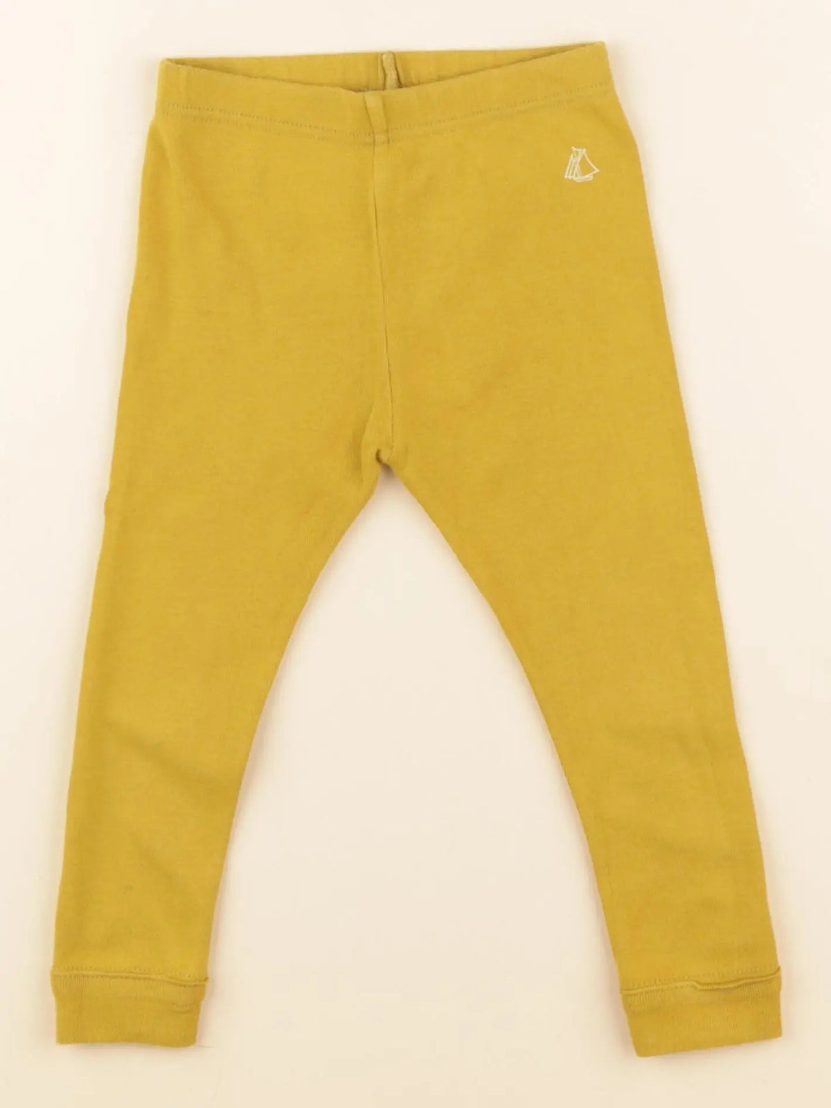 Petit Bateau - legging jaune - 18 mois