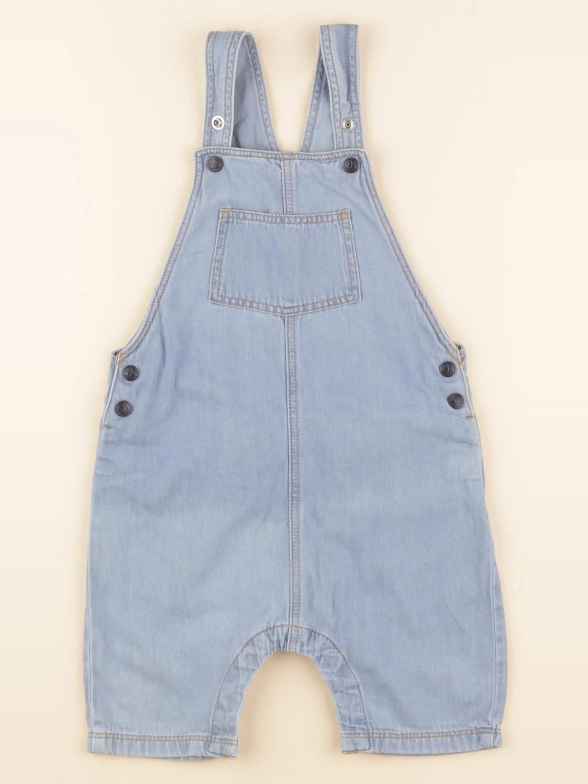 Petit Bateau - salopette bleu - 2 ans
