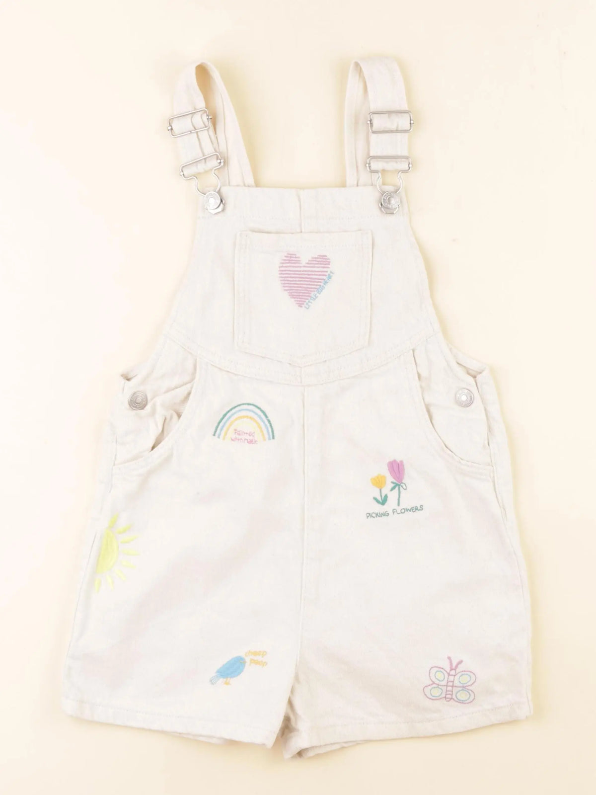 Zara - salopette beige - 5 ans