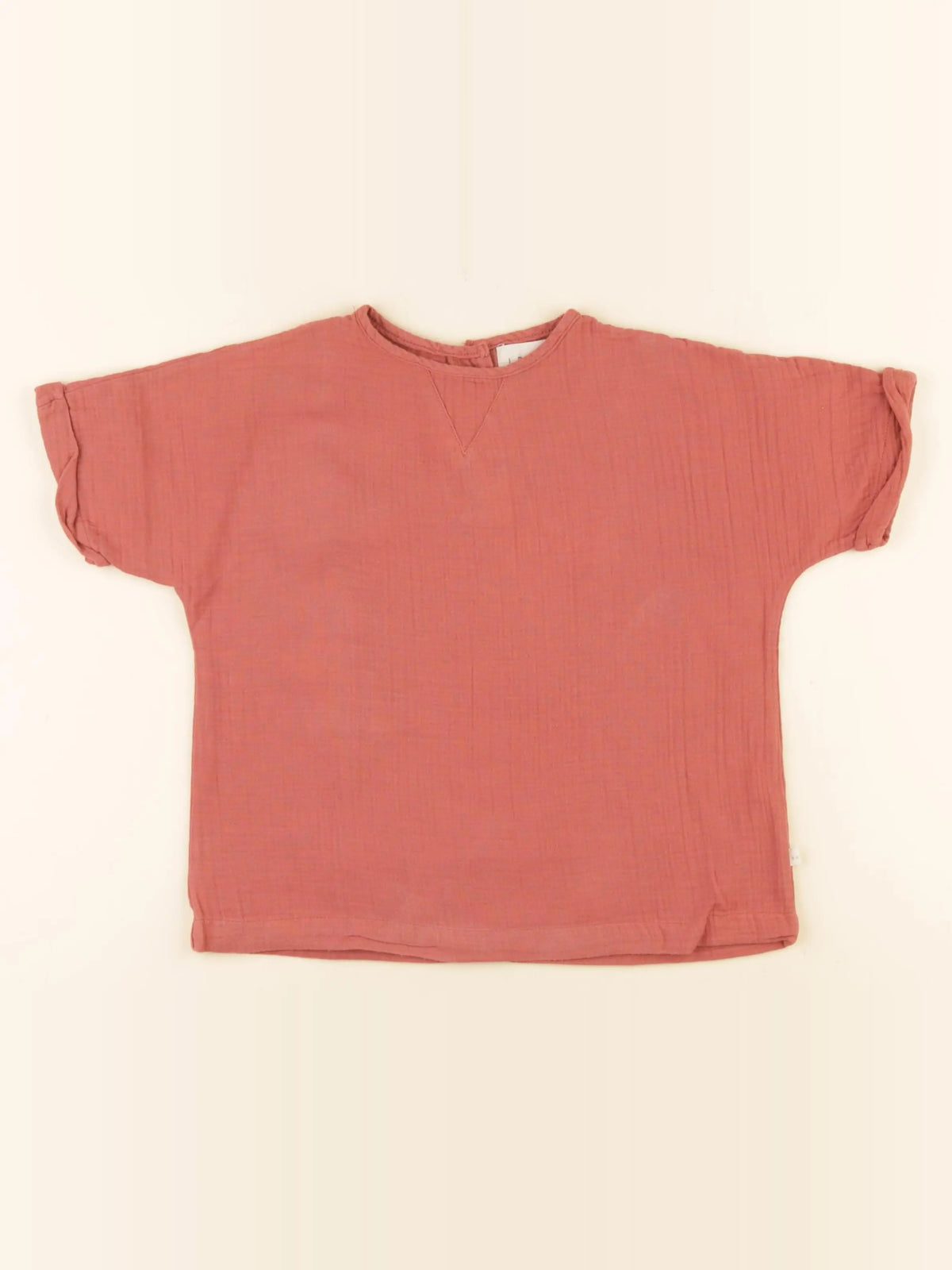 Les Petites Choses - tee-shirt rouge - 4/5 ans