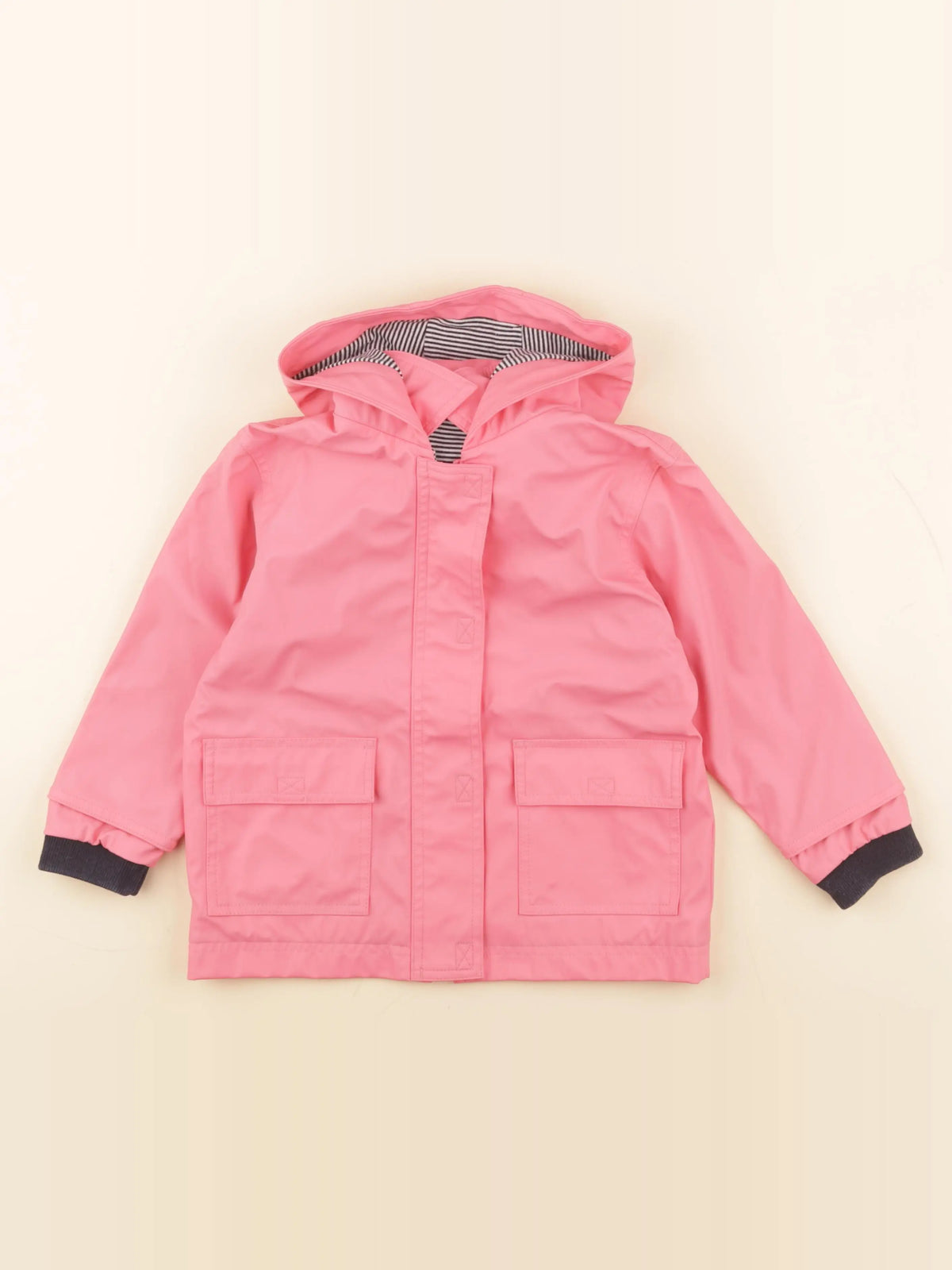 Petit Bateau - imperméable rose - 3 ans