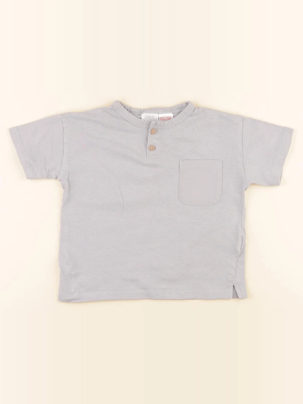 Zara - tee-shirt bleu - 2 ans