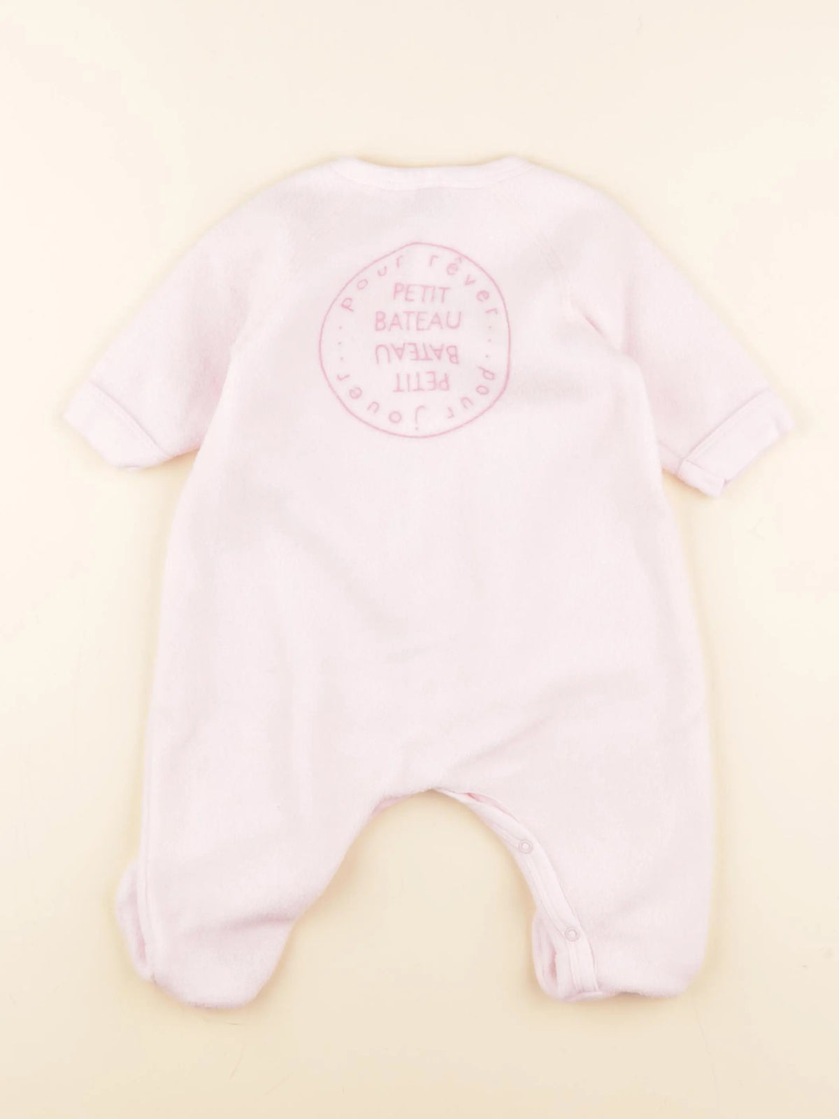 Petit Bateau - sur-pyjama rose - 3 mois