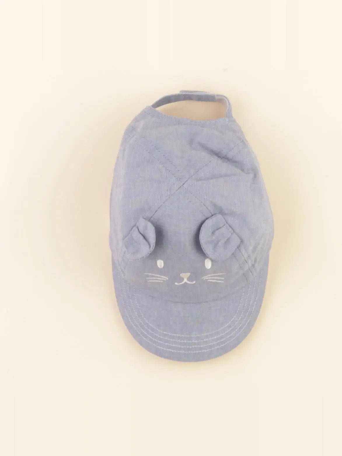 Petit Bateau - casquette bleu - 3/6 mois