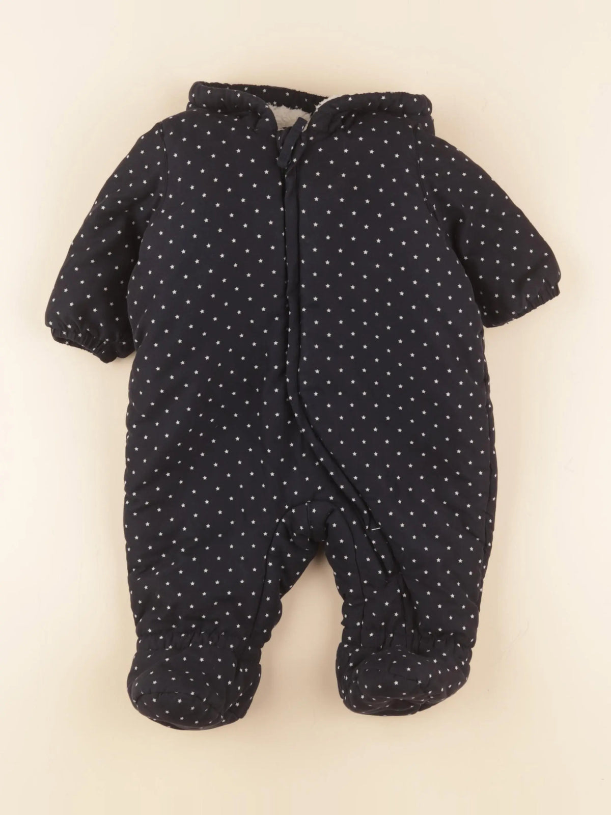 Petit Bateau - combi-pilote bleu - 6 mois