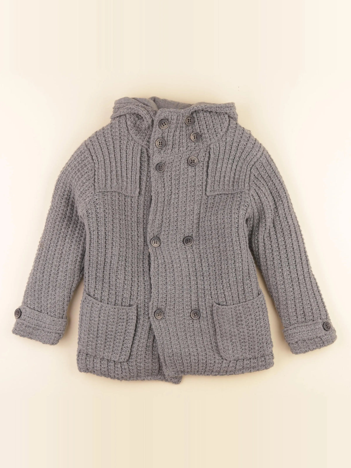 Zara - gilet gris - 7/8 ans
